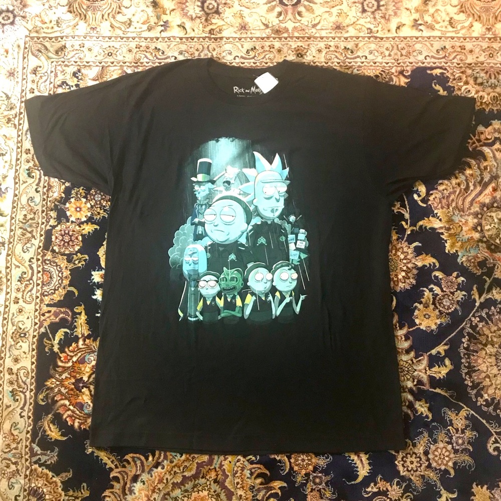 Rick And Morty Graphic Tee Shirt Rick Sanchez SzL